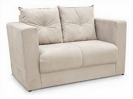 Sillon Yostin dos cuerpos color Crema claro