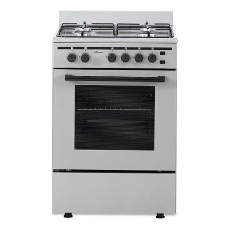 Cocina Multigas Siam 4 Hornallas 56 cm Plata CSI-CM56PM-NS