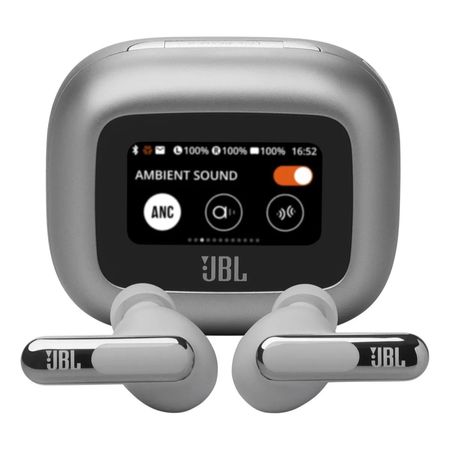 Auriculares Inalámbricos Jbl Live Beam 3 Con Anc - Bluetooth Silver