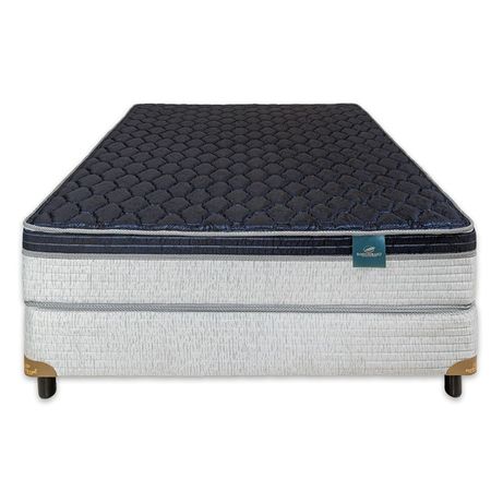 Conjunto Sommier y Colchón Sueño Dorado Denver Plus 2 Plazas (140x190 cm) - Espuma Alta Densidad