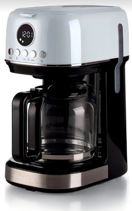 Cafetera Filtro Ariete Jarra Vidrio Templado Café Americano Color Blanco - Vista 1