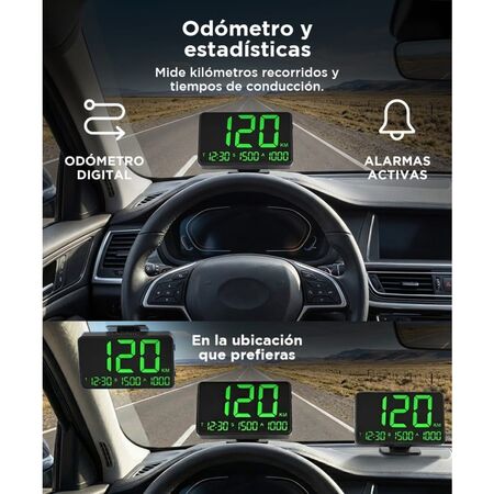 Velocimetro Auto Gadnic Digital Gps Reloj Tablero