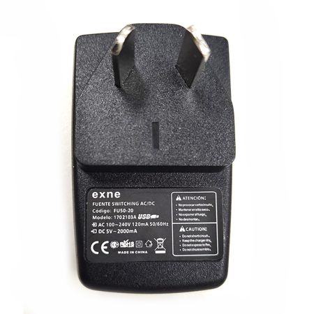 Cargador Exne Usb Para Tablet Celular 5v A 2a