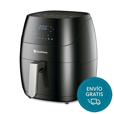 Freidora de aire Steel Home 5 itros. 1500w