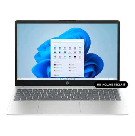 Notebook HP 156 FHD IPS Ci7-1255U 16GB RAM 512GB SSD Natural Silver 