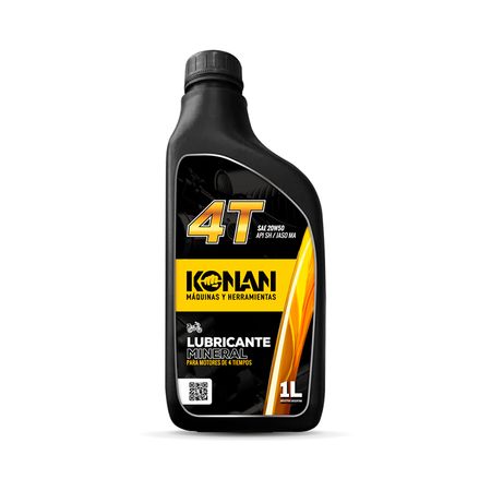 Aceite - Lubricante Mineral 4 Tiempos x 1 Lts Konan 