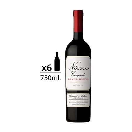 Vino Tinto Nicasia Grand Blend 750 ml Caja x 6
