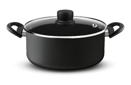 Cacerola Tefal Attrayant 20cm C/ Asas Teflon Antiadherente  Negro