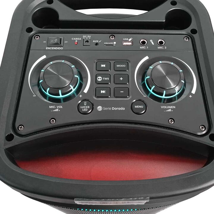 Sistema De Audio Multimedia SD-210 - Serie Dorada - 17000 P.M.P.O - Vista 4