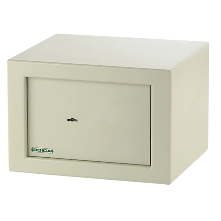 Caja Fuerte Para Muebles Llave Estante Roica 2030 Beige