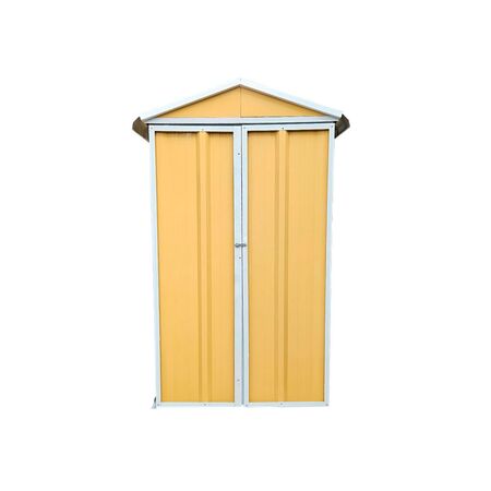 Armario Deposito Galpon de jardin 1x1x2 Arena + Estante Calibre 28 DON ACERO
