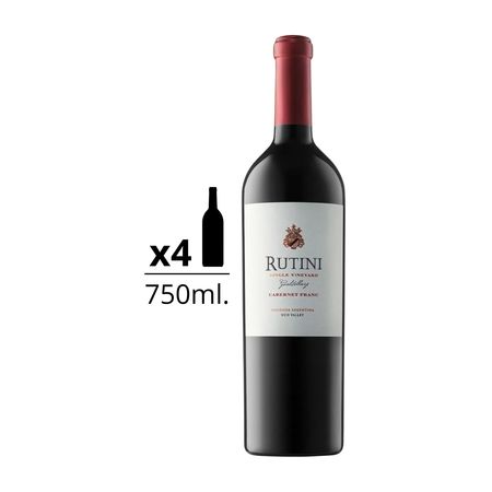 Vino Tinto Rutini Single Vineyard Gualtallary Cabernet Franc Caja x 4