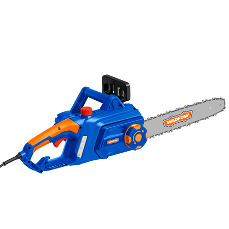 Motosierra Eléctrica 2200w 16  370mm 7800rpm Wadfow Wcsa1522 Azul