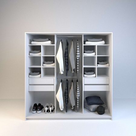 Vestidor 1,80m 4 Cajones Everest Tables