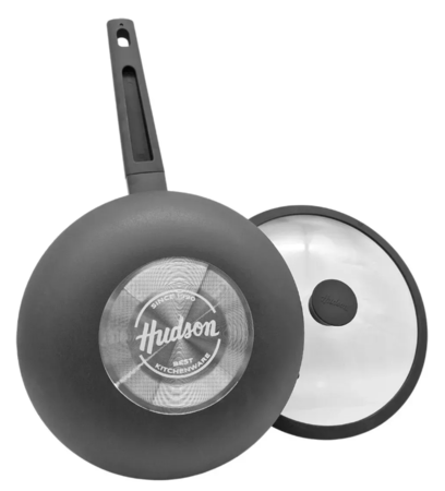 Wok Hudson 28 Cm Antiadherente Color NEGRO