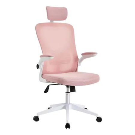 Silla Ergonómica Para Escritorio Oficina Mesh PinkLight