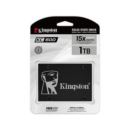 Disco Solido SSD1TB Kingston KC600 SATAIII 2.5