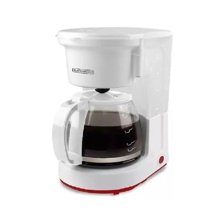 CAFETERA BLACK &amp; DECKER CM0410-AR - BLANCO, 8 TAZAS