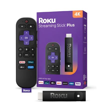 Reproductor de Streaming Roku Streaming Stick Plus 4K HDR Negro