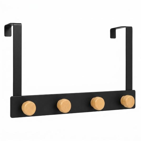 Perchero Colgante Sobre Puerta 4 Ganchos