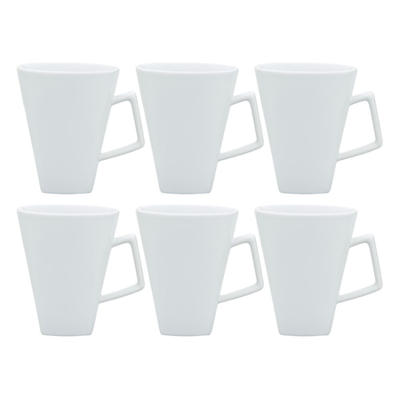 Quartier - Set X6 Jarros 350 Cc Blancos