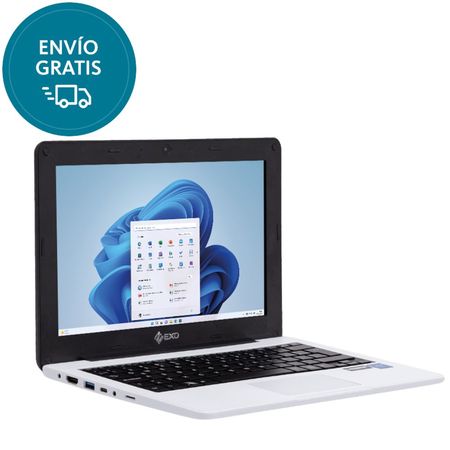 Netbook EXOlite W1 Intel Celeron N4020 4GB Ssd 128GB 11 W11 Color Negro