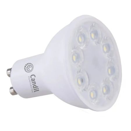 Pack X10 Dicroica Led 7W 30 C Dim Calido