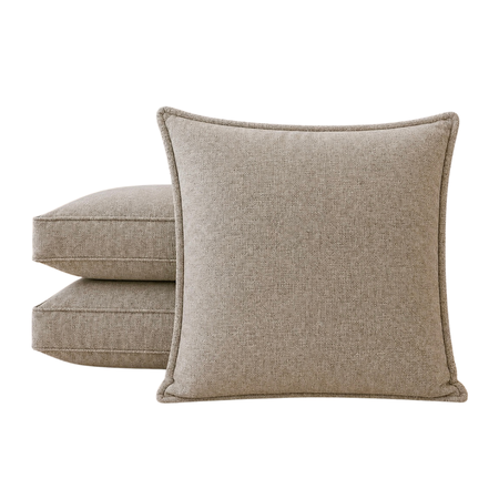 Pack x3 Almohadones Rustico Sillon 50x50 Beige