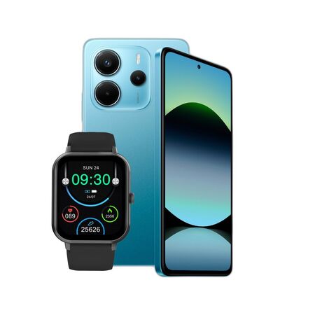 Combo Xiaomi Redmi Note 14 6+128GB Ocean Blue + Smartwatch Dekkin 1.83"