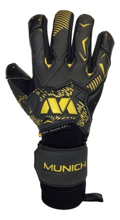 Guantes Arquero Munich Durban Palma Latex Aleman Negro 8