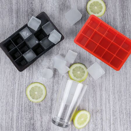 Set De 2 Cubeteras De Silicona De 15 Hielos