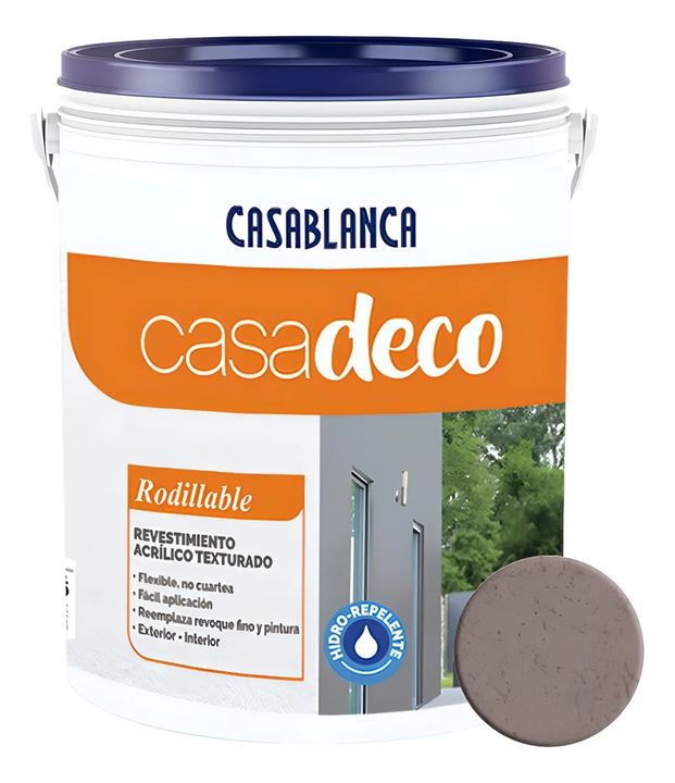 Latex Revestimiento Acrilico Texturado Rodillable Fino 20L/25Kg Color Savia de Anacardo - Vista 1