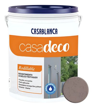 Latex Revestimiento Acrilico Texturado Rodillable Fino 20L/25Kg Color Savia de Anacardo