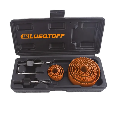 Sierra Copa Set 15 Piezas Lusqtoff L7392 Acero Al Carbono