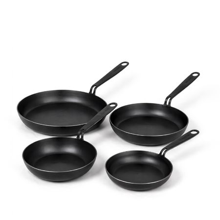 Set x4  sartenes de hierro Kankay N30+ N25+ N20 + N15