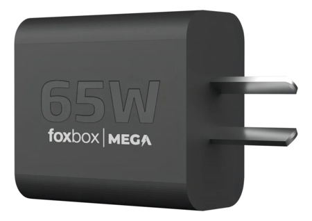 Cargador Pared Gan Foxbox Mega 65w + Cable Round Pro Type C