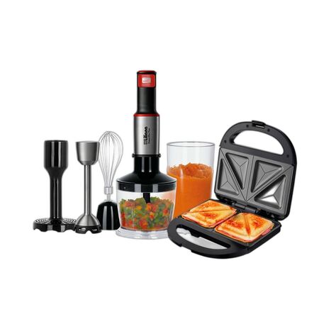 Combo Procesadora Liliana AH945 1300W 4 en 1 + Sandwichera AS989 850W