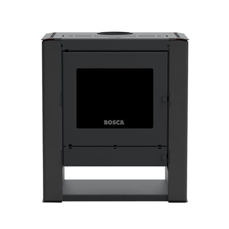 Calefactor A Leña Bosca Gold 500 Black Vision Charcoal