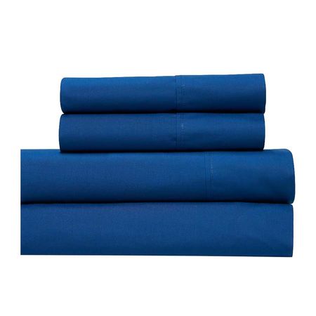 Sabanas Cannon 2 Plazas 200 Hilos Algodón Azul