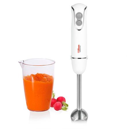 Mixer Rainbow Mix Liliana AH101B 450W Blanco con vaso