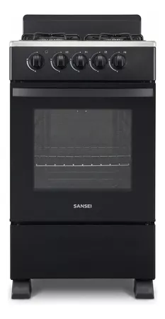 Cocina Multigas 50cm Sansei Essential 4 Hornallas Con Visor