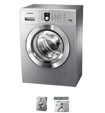 SAMSUNG LAVARROPAS AUT WW-65M0NHUU FRONTAL 6.5KG SILVER LINEA 2018
