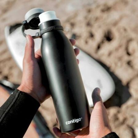 Botella Térmica Contigo Matterhorn 591ml Acero Inoxidable Black