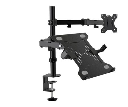 SOPORTE MONITOR Y NOTEBOOK KLIPXTREME KMM-301 13" A 32" P/ESCRITORIO (KMM-301)