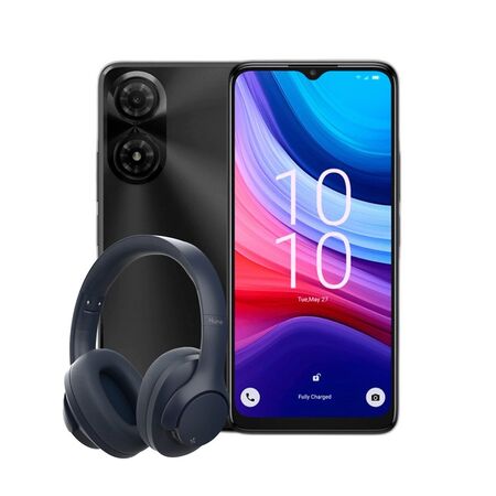 Combo Alcatel A31 Pro 3+64GB Gris + Auriculares Hune Flora Over-ear Azul