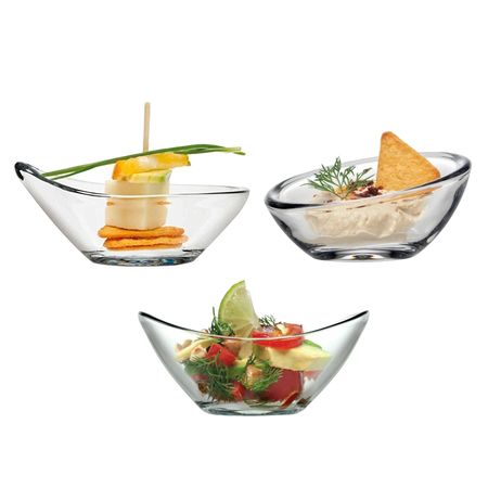 Set X 18 Dip Pasabahce Compotera Cuenco Salsera Bowls