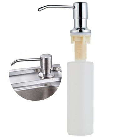 Dispenser de Jabón Líquido Gadnic Sopi Acero Inoxidable con Botella 350ml