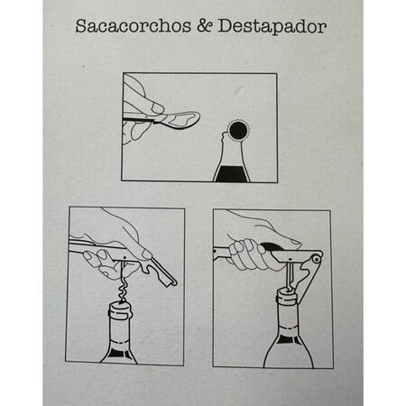 Tirabuzon Con Abridor