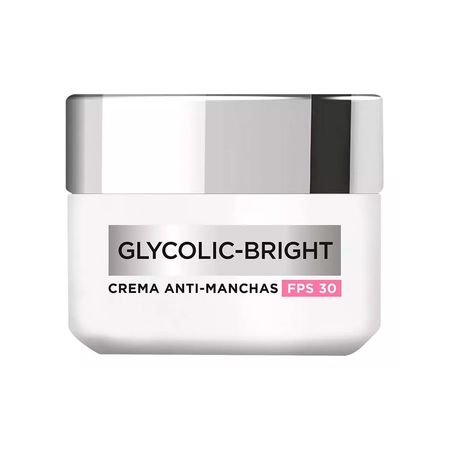 Crema Dia Fps30 Antimanchas Glycolic Bright Loreal Paris 50m