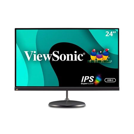 Monitor 24" Viewsonic VX2485-MHU , bordes delgados, USB Tipo C (60w) + HDMI + VGA